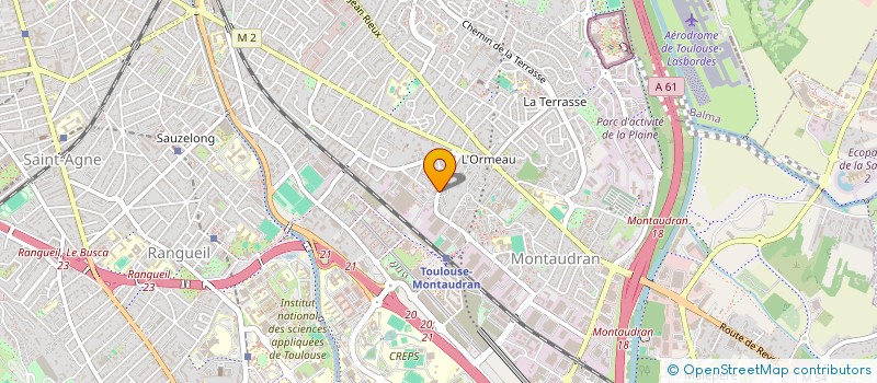localisation de l'entreprise METRES DES LIEUX à TOULOUSE