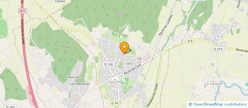 localisation de l'entreprise METRES DEVIS SITUATIONS à SAUZET