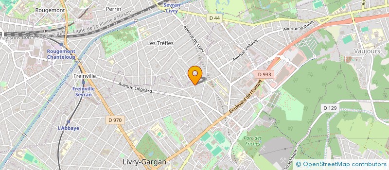 localisation de l'entreprise METREUR BIM à LIVRY-GARGAN