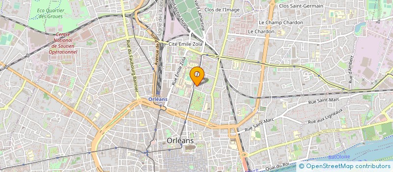 localisation de l'entreprise METRIK à ORLEANS