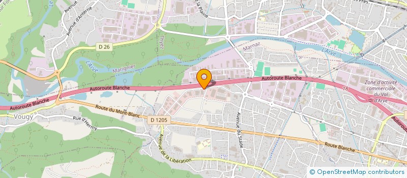 localisation de l'entreprise METRIMMO  MARNAZ