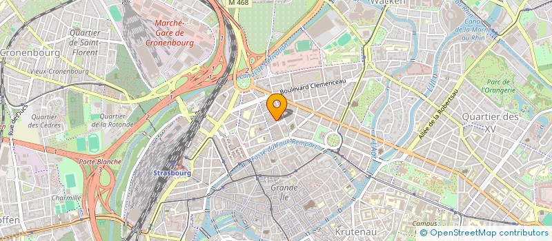 localisation de l'entreprise METRISOL à STRASBOURG