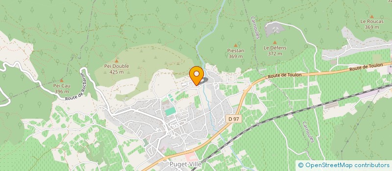 localisation de l'entreprise METRO IMMO  PUGET-VILLE