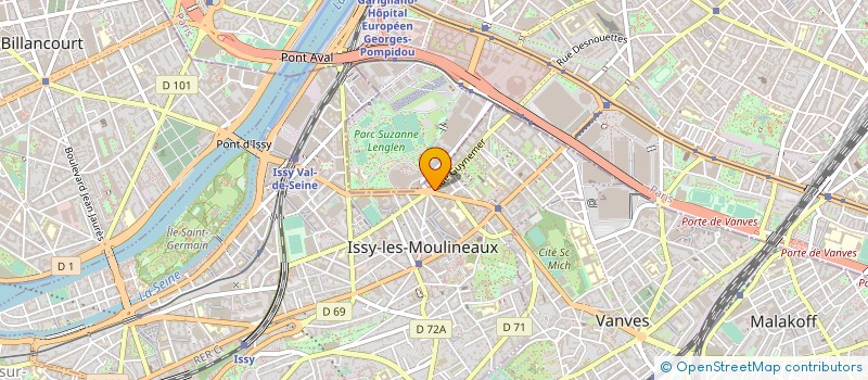 localisation de l'entreprise METROBUS à BOULOGNE-BILLANCOURT