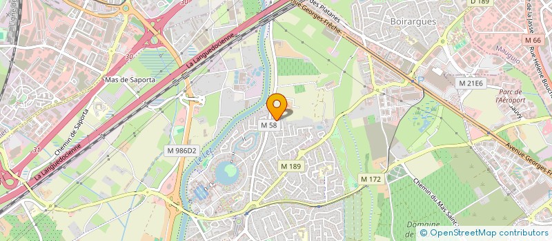 localisation de l'entreprise METRODOM IMMOBILIER à LATTES