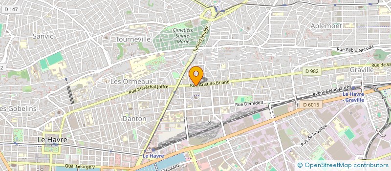 localisation de l'entreprise METROGESTIONS à LE HAVRE