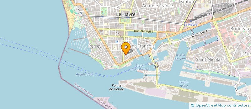 localisation de l'entreprise METROLOGIE PESAGE SERVICES à LE HAVRE