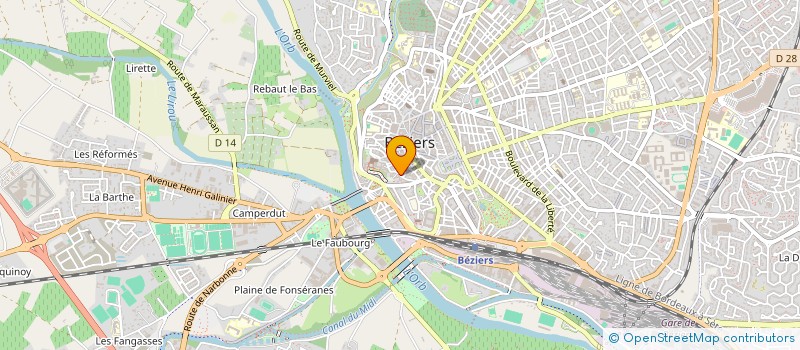 localisation de l'entreprise METROLOGY BOAT CONTROL  BEZIERS