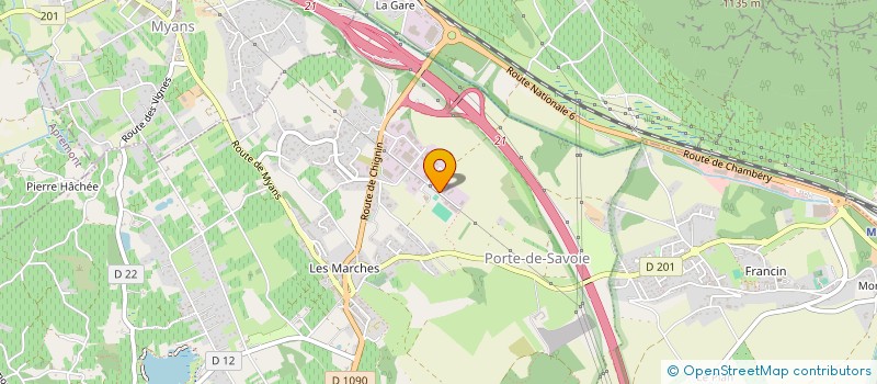 localisation de l'entreprise METRONOME CONSTRUCTION à PORTE-DE-SAVOIE