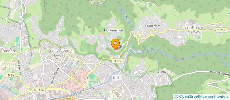 localisation de l'entreprise METRONOME CONSULTING  SAINT-ALBAN-LEYSSE