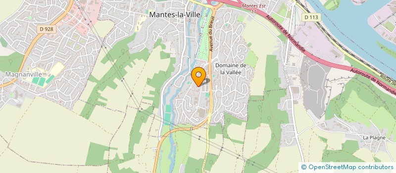 localisation de l'entreprise METRONOME PROD  MANTES-LA-VILLE