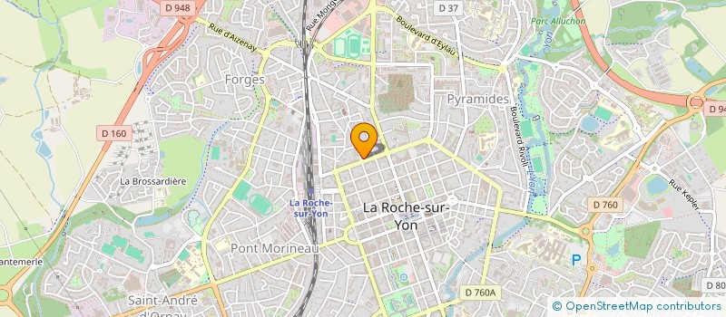 localisation de l'entreprise METRONOMUS à LA ROCHE-SUR-YON
