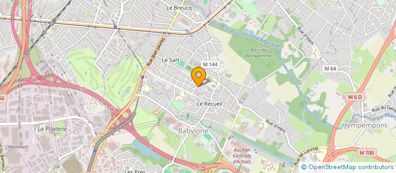 localisation de l'entreprise METROPOL'IMMO  VILLENEUVE-D'ASCQ
