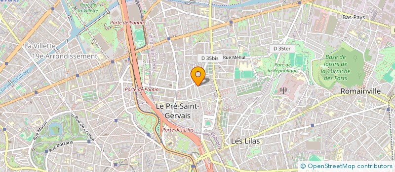 localisation de l'entreprise METROPOLE à LE PRE-SAINT-GERVAIS