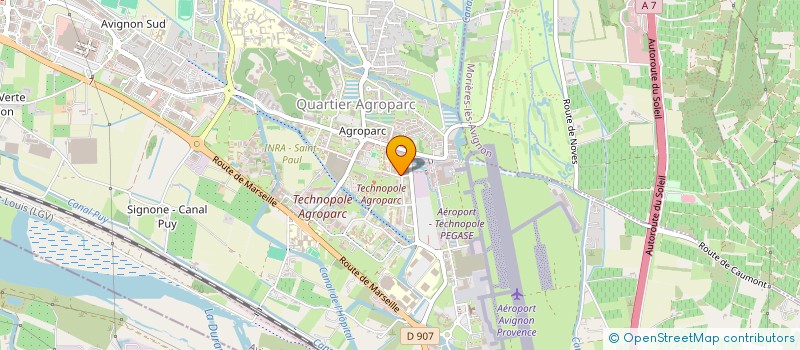 localisation de l'entreprise METROPOLE à AVIGNON