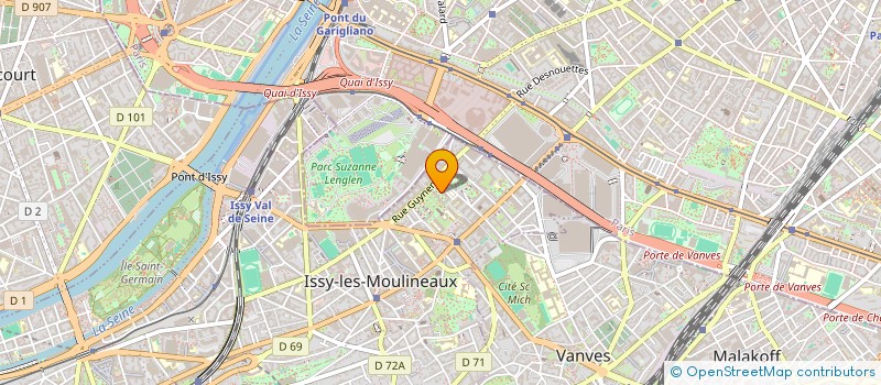 localisation de l'entreprise METROPOLE ADVISORY à ISSY-LES-MOULINEAUX
