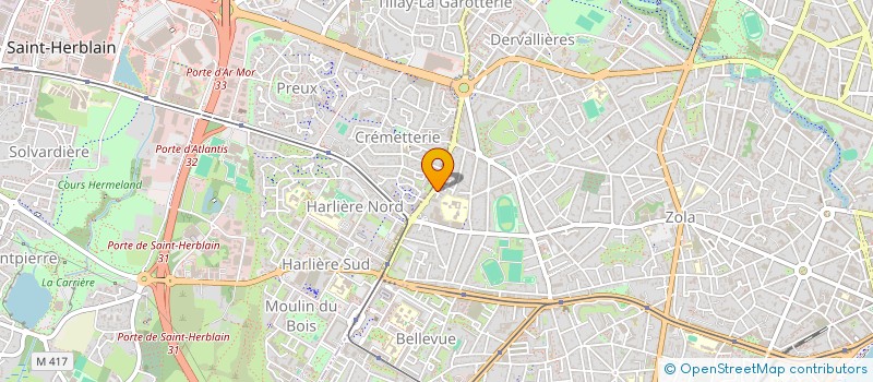 localisation de l'entreprise METROPOLE ATLANTIQUE FORMATION à NANTES