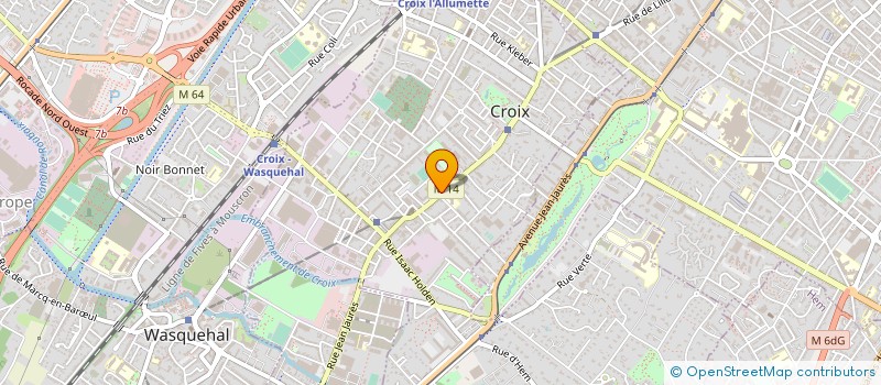 localisation de l'entreprise METROPOLE AUDITION à CROIX