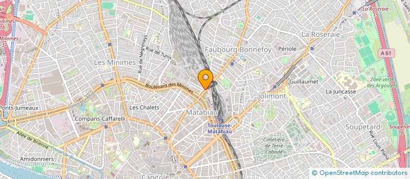localisation de l'entreprise METROPOLE BATIMENT  TOULOUSE