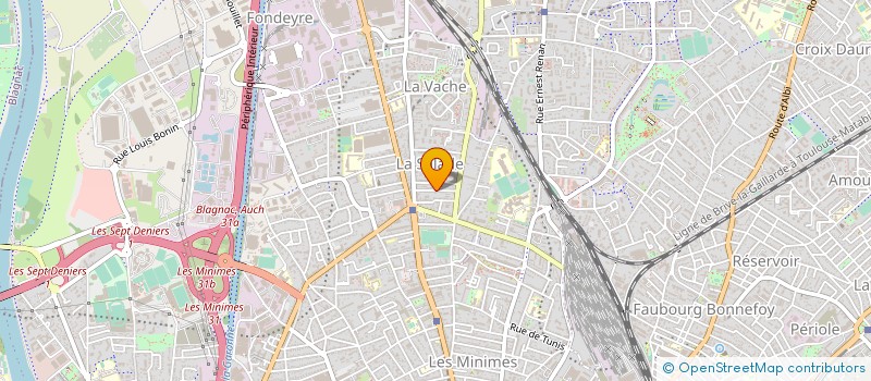 localisation de l'entreprise METROPOLE COMMERCES  TOULOUSE