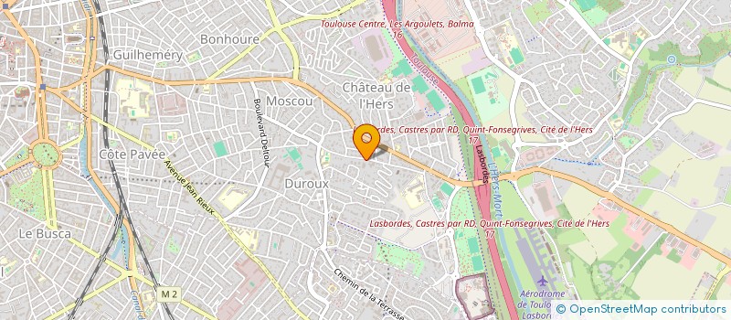 localisation de l'entreprise METROPOLE CONSTRUCTION à TOULOUSE