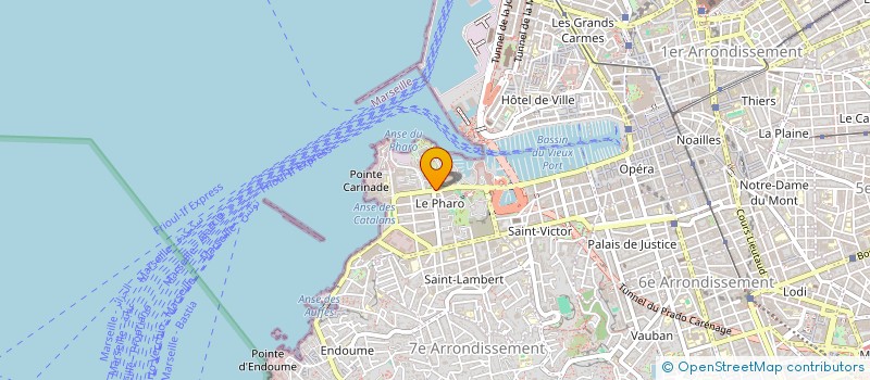 localisation de l'entreprise METROPOLE D'AIX-MARSEILLE-PROVENCE à MARSEILLE