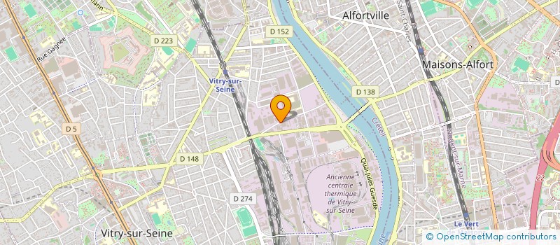 localisation de l'entreprise METROPOLE DIM SAM à VITRY-SUR-SEINE
