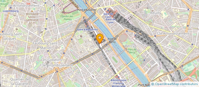 localisation de l'entreprise METROPOLE DU GRAND PARIS  PARIS