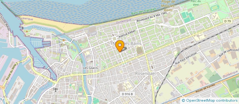localisation de l'entreprise METROPOLE EXPANSION  DUNKERQUE