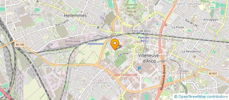 localisation de l'entreprise METROPOLE NORD MOTEURS à LILLE