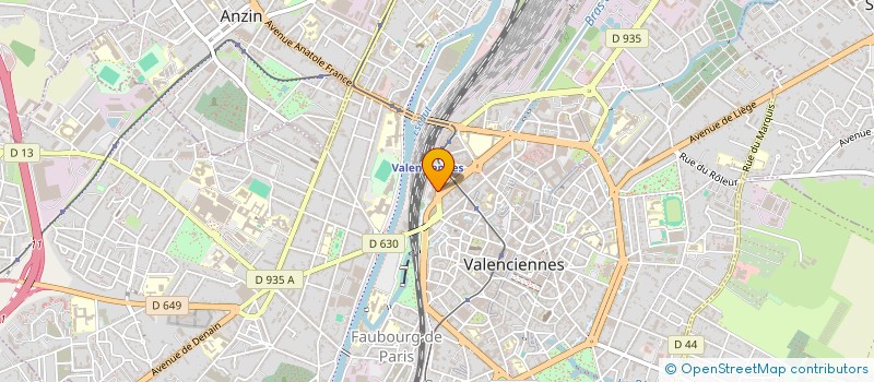 localisation de l'entreprise METROPOLE OCCASIONS  VALENCIENNES