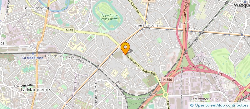 localisation de l'entreprise METROPOLE PROMOTION à MARCQ-EN-BARŒUL