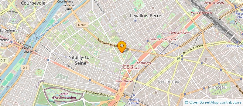 localisation de l'entreprise METROPOLE PROTECTION SECURITE à NEUILLY-SUR-SEINE