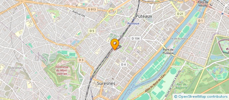 localisation de l'entreprise METROPOLES DEVELOPPEMENT à SURESNES