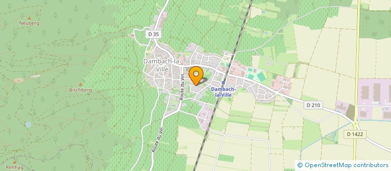 localisation de l'entreprise METROPOLIS  DAMBACH-LA-VILLE