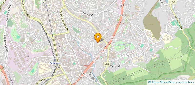 localisation de l'entreprise METROPOLIS  SAINT-ETIENNE