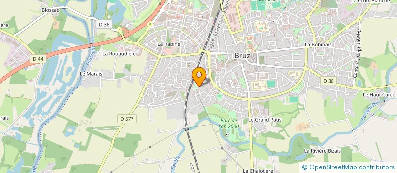 localisation de l'entreprise METROPOLIS  BRUZ