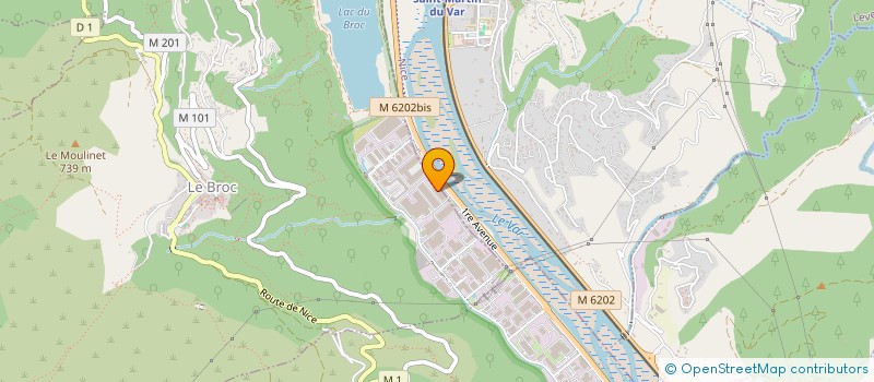 localisation de l'entreprise METROPOLIS FILMS  NICE