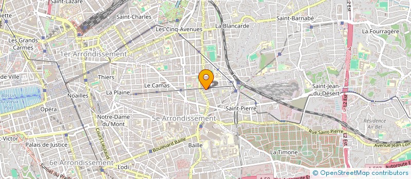 localisation de l'entreprise METROPOLITAN à MARSEILLE