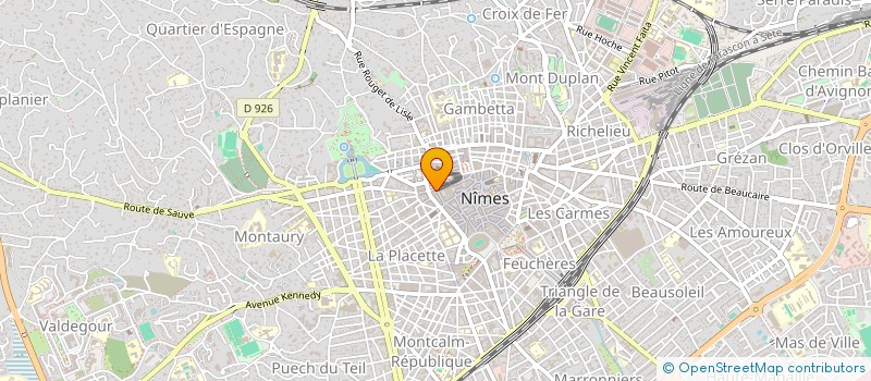 localisation de l'entreprise METROPOLITAN CAFE SARL à NIMES