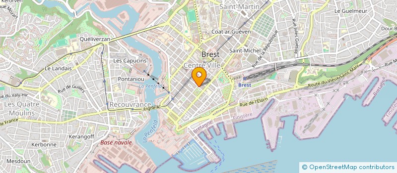 localisation de l'entreprise METROPOLITAN IMMOBILIER à BREST