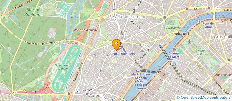 localisation de l'entreprise METROPOLITAN PROPERTIES FRANCE  PARIS