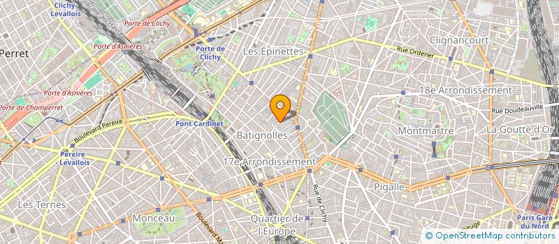 localisation de l'entreprise METROTHERMO GALTIER INSTRUMENT à PARIS