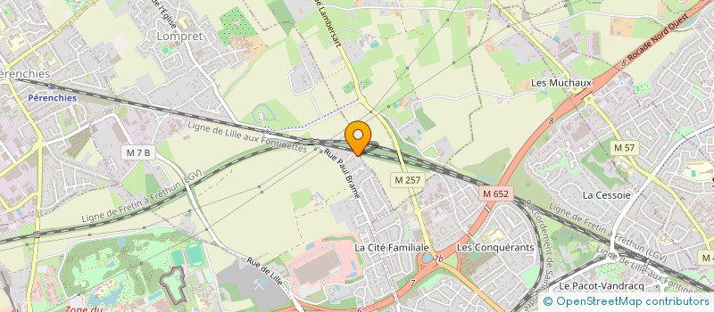 localisation de l'entreprise METS  LOMPRET