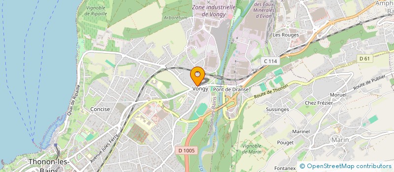 localisation de l'entreprise METS D'LICES à THONON-LES-BAINS