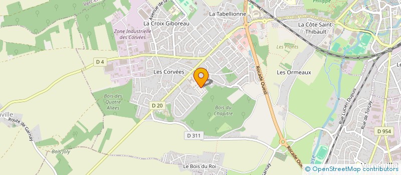 localisation de l'entreprise METS DE L'HUILE à VERNOUILLET