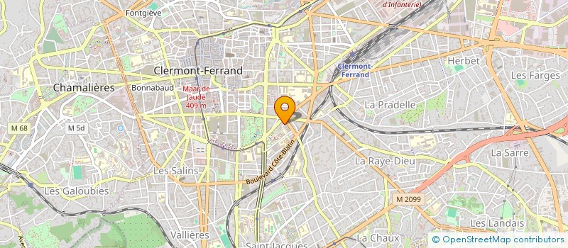 localisation de l'entreprise METS DU RESPECT SUR CLERMONT  CLERMONT-FERRAND