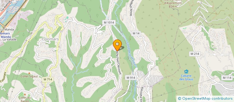 localisation de l'entreprise METS MARIO-ETUDES-TRAVAUX SPECIAUX  COLOMARS