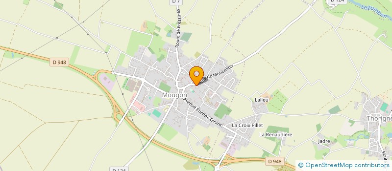 localisation de l'entreprise METS PATISSERIE  AIGONDIGNE