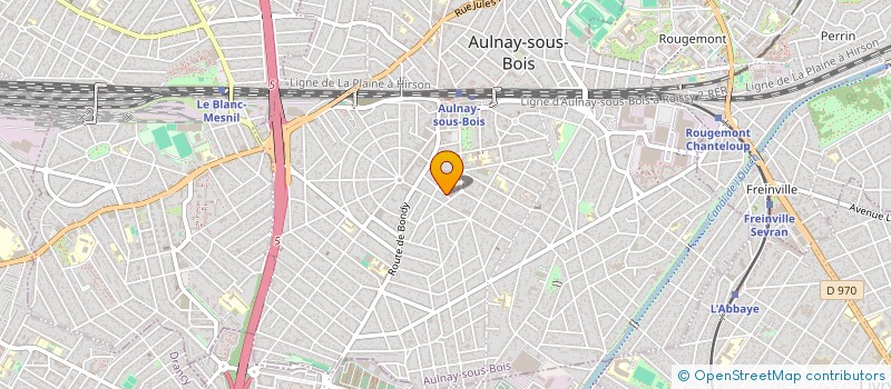 localisation de l'entreprise METS' QUATRE SAISONS  AULNAY-SOUS-BOIS